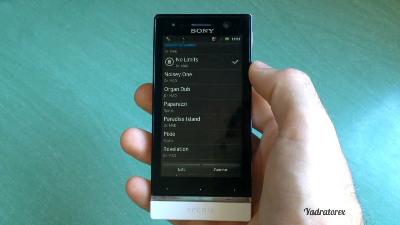 Sony Xperia U (st25i) ringtones