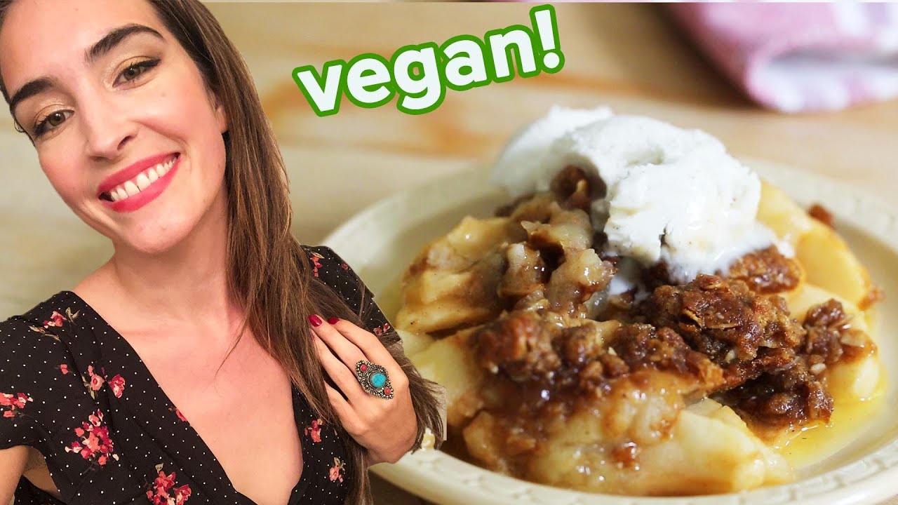 My Great Grandmother's AMAZING Vegan Apple Crisp!