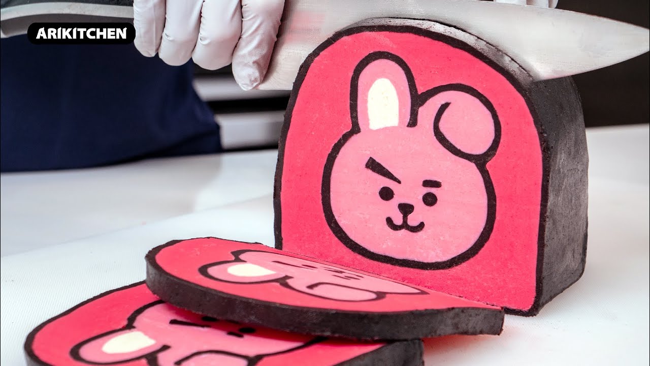 퀄리티 레벨업한 BT21 핸썸토끼! 쿠키 만들기 - ARIKITCHEN(아리키친)