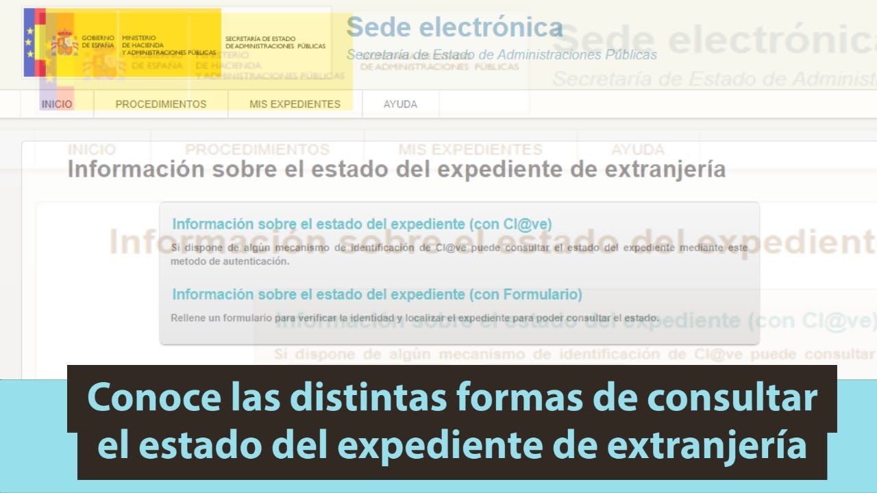 CONSULTAR ESTADO DEL EXPEDIENTE DE EXTRANJERÍA