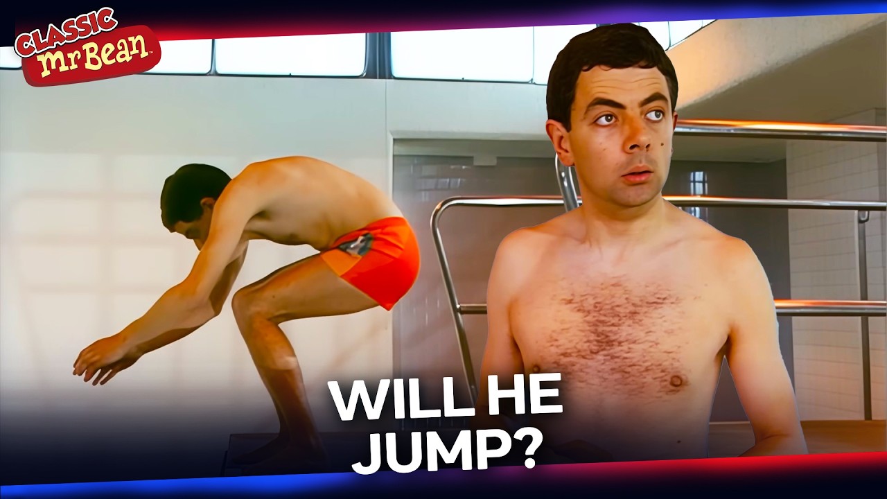 Bean vs. The High Diving Board! | Classic Mr Bean