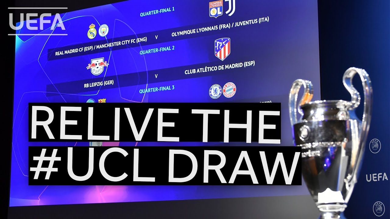 Relive the UEFA Champions League quarter-final, semi-final and final draws!