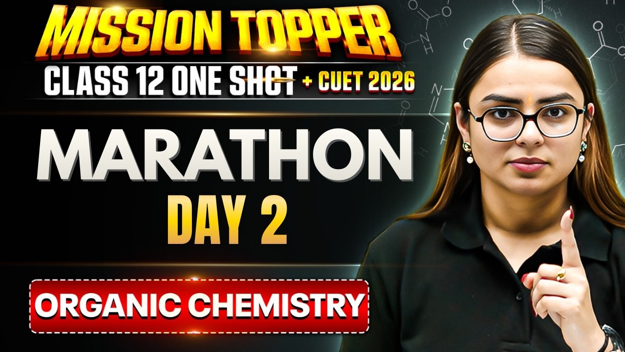 Chemistry Class 12 Marathon Day 2️⃣ Mission Topper for Class 12  Boards + CUET 2026🔥💪 #class12 #cuet