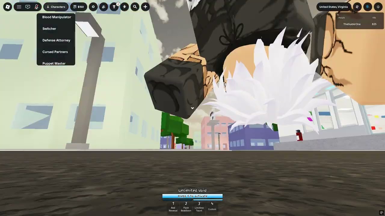 reincarnated gojo moveset