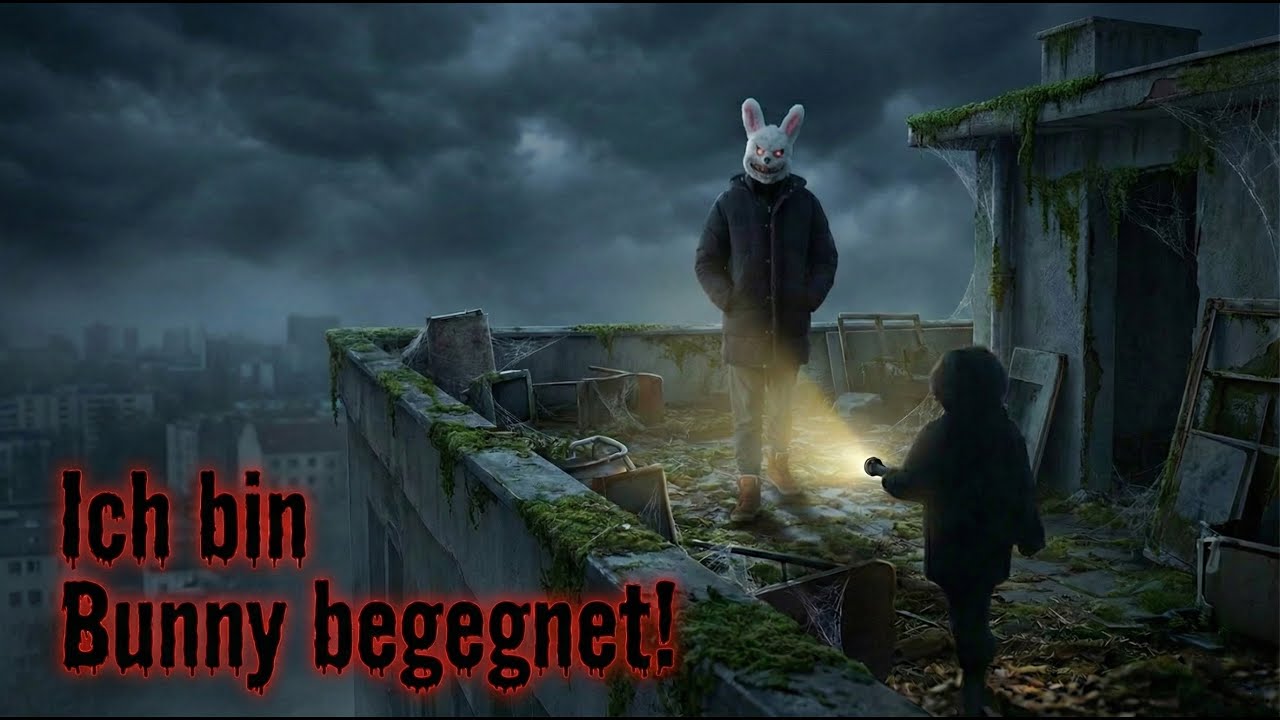ER HAT MICH GESEHEN! 🏃‍♂️💨 Die Flucht vor Bunny vom Grusel-Dach!