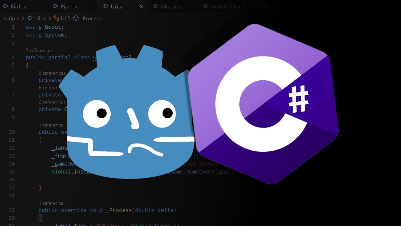 Я попробовал C# в Godot, так что вам не придется