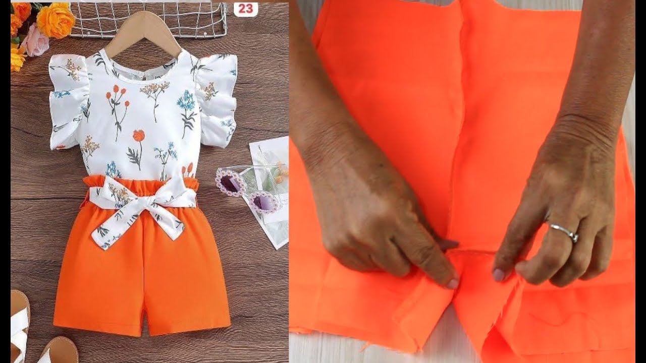DIY Conjunto para niña HERMOSO 🧡