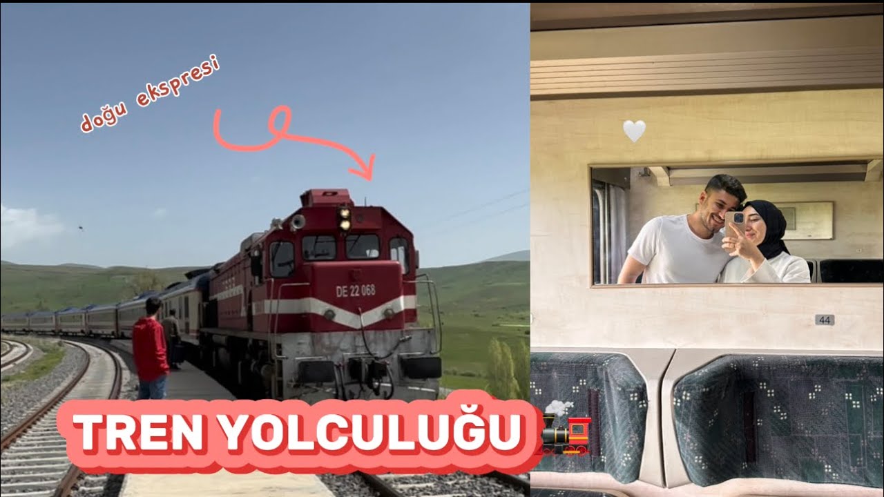 TREN YOLCULUĞU 🚂 KARS ~ ERZURUM TRENİ  bol manzaralı💚🚆🌾