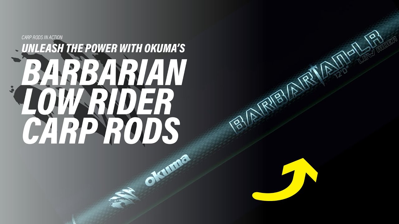Okuma's Barbarian Low Rider Carp Rods