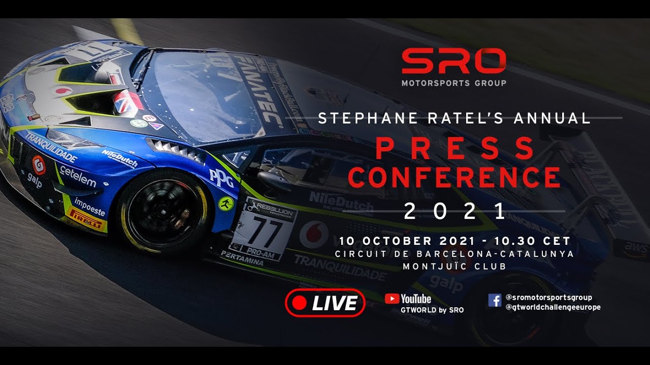 LIVE | SRO MOTORSPORTS GROUP ANNUAL PRESS CONFERENCE 2021
