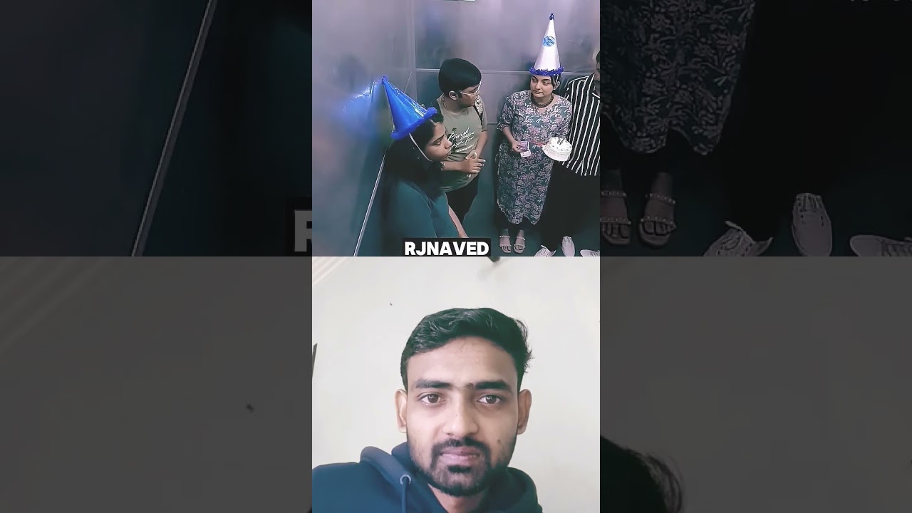 Birthday Prank In Lift 😅 RJ Naved 🤫