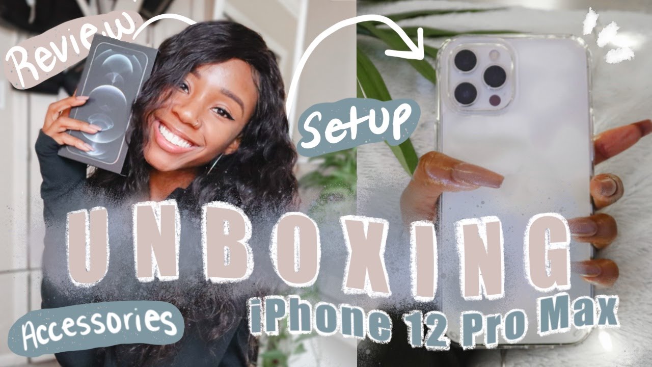 Распаковка и настройка iPhone 12 Pro Max | Серебристый, 256 ГБ + Честный обзор и аксессуары ♡