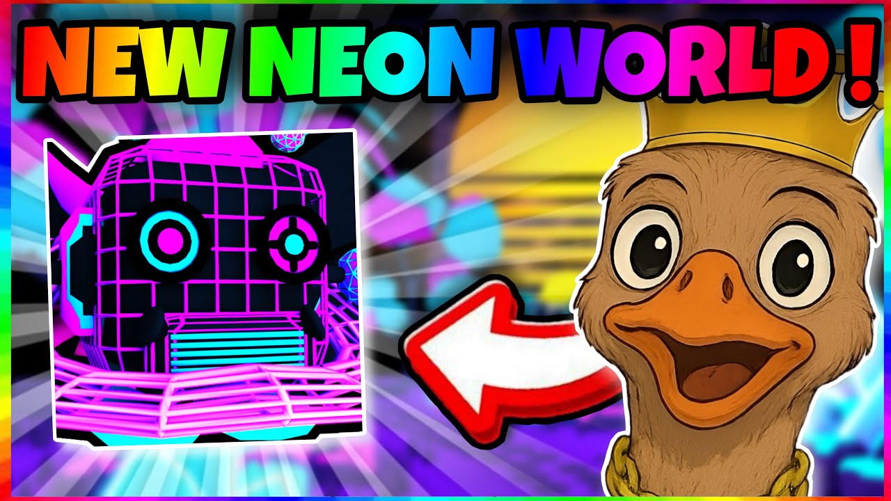 🌇 INSANE NEW NEON WORLD UPDATE in REBIRTH CHAMPIONS ULTIMATE (ROBLOX)
