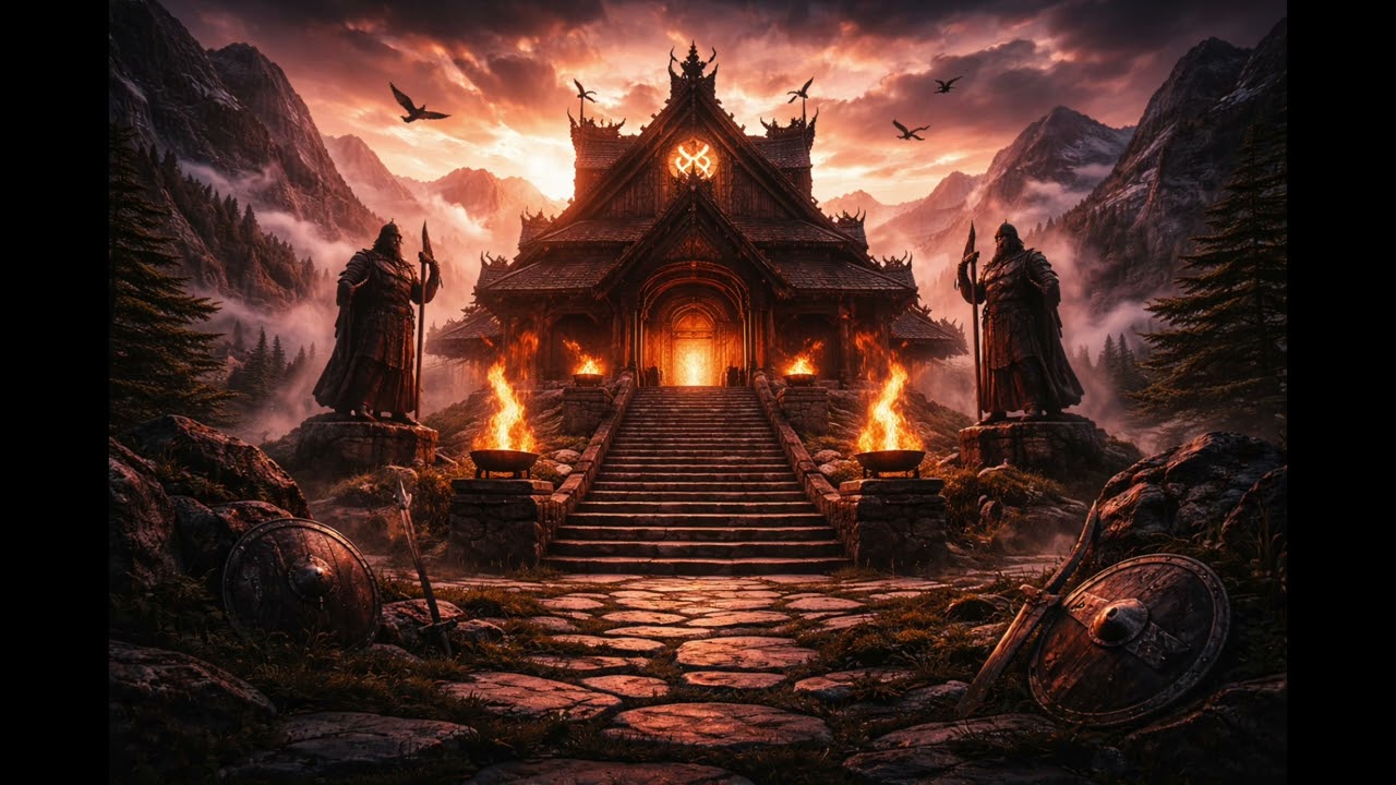 Celtic Mystic: Valhalla - Laochra ag éirí (English / Irish)