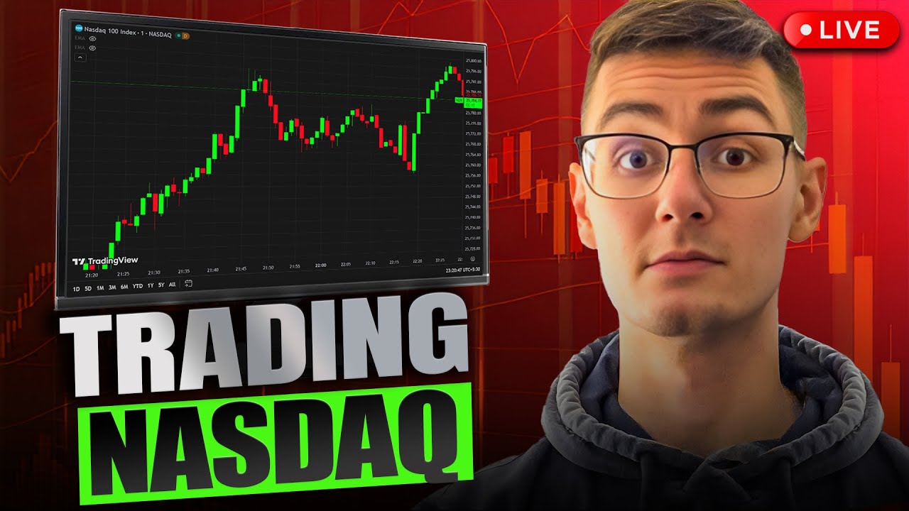 🔴 Live Trading Nasdaq Futures (NQ) Using ICT Concepts | 1/22/26