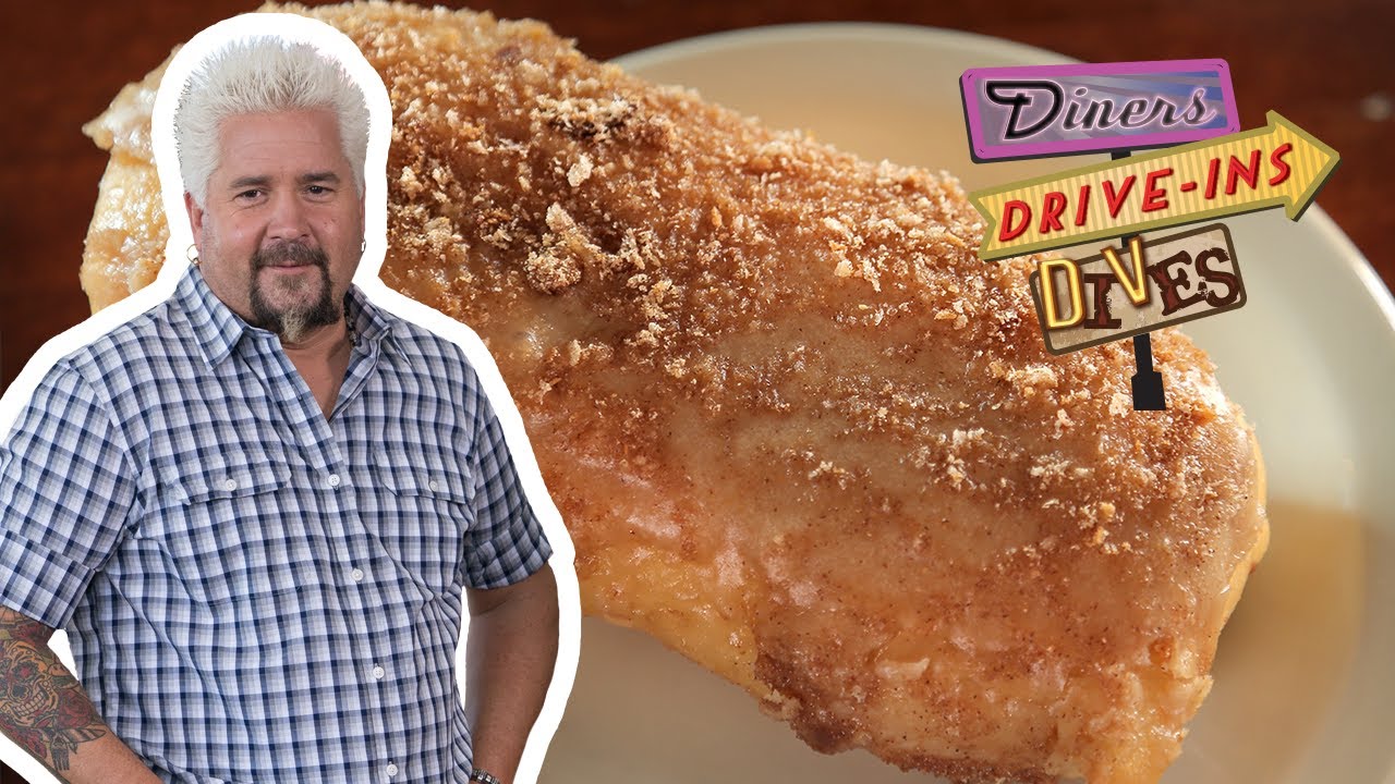 Guy Fieri Tries a Maple Bar | Diners, Drive-Ins and Dives | Food Network
