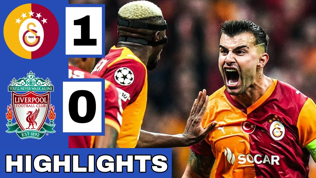 🔴Galatasaray vs Liverpool  (1-0) Extended HIGHLIGHTS |UEFA Champions League
