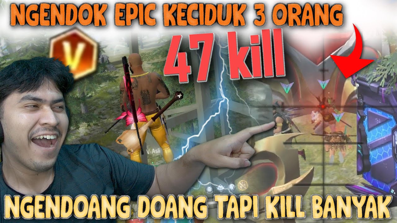 BARBAR DOBLE AWM 47 KILL SOLO VS SQUAD SEKALIAN NGENDOK KOCAK PARAH BOOYAH EPIC