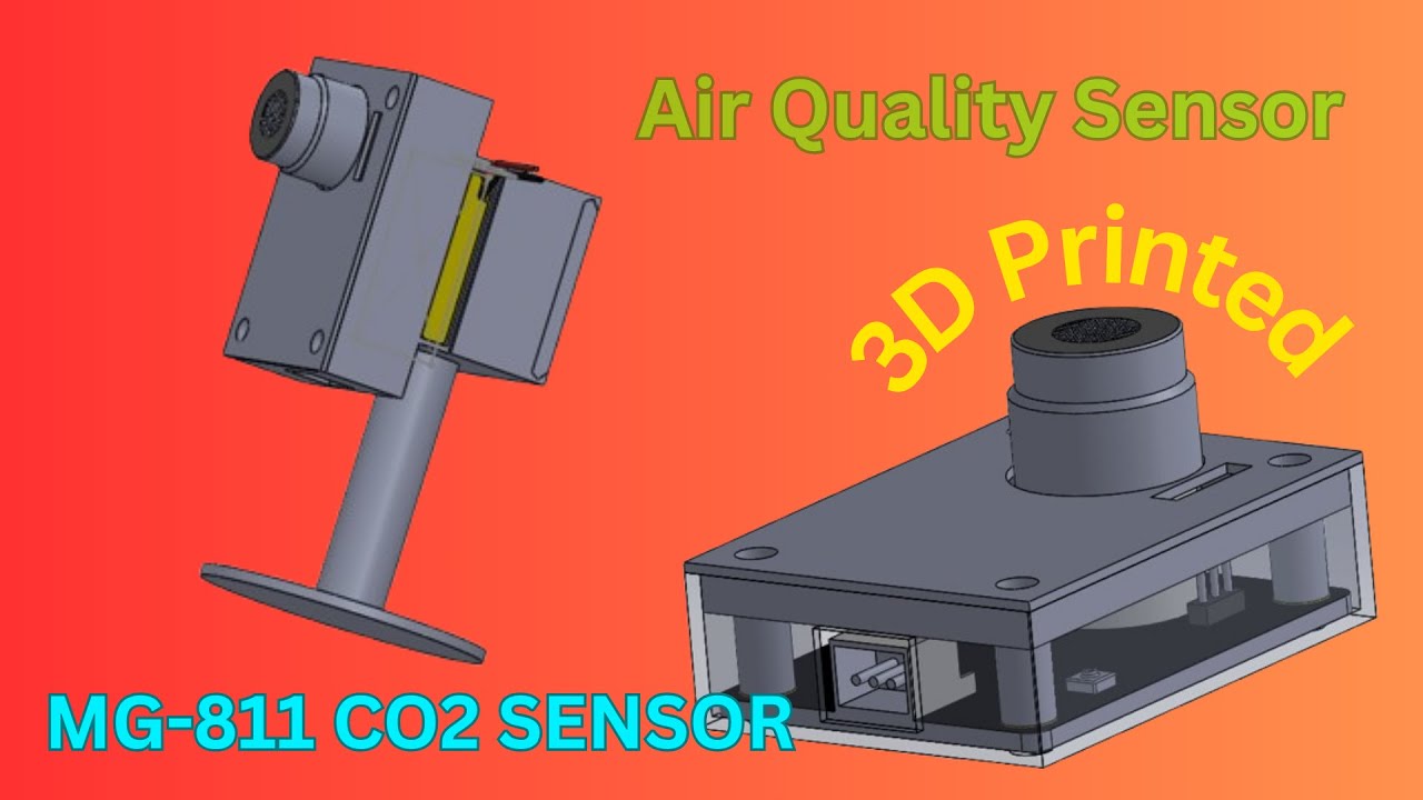 How to monitor your home using Air Quality Sensor Monitoring Electronics | SolidWorks | DIY