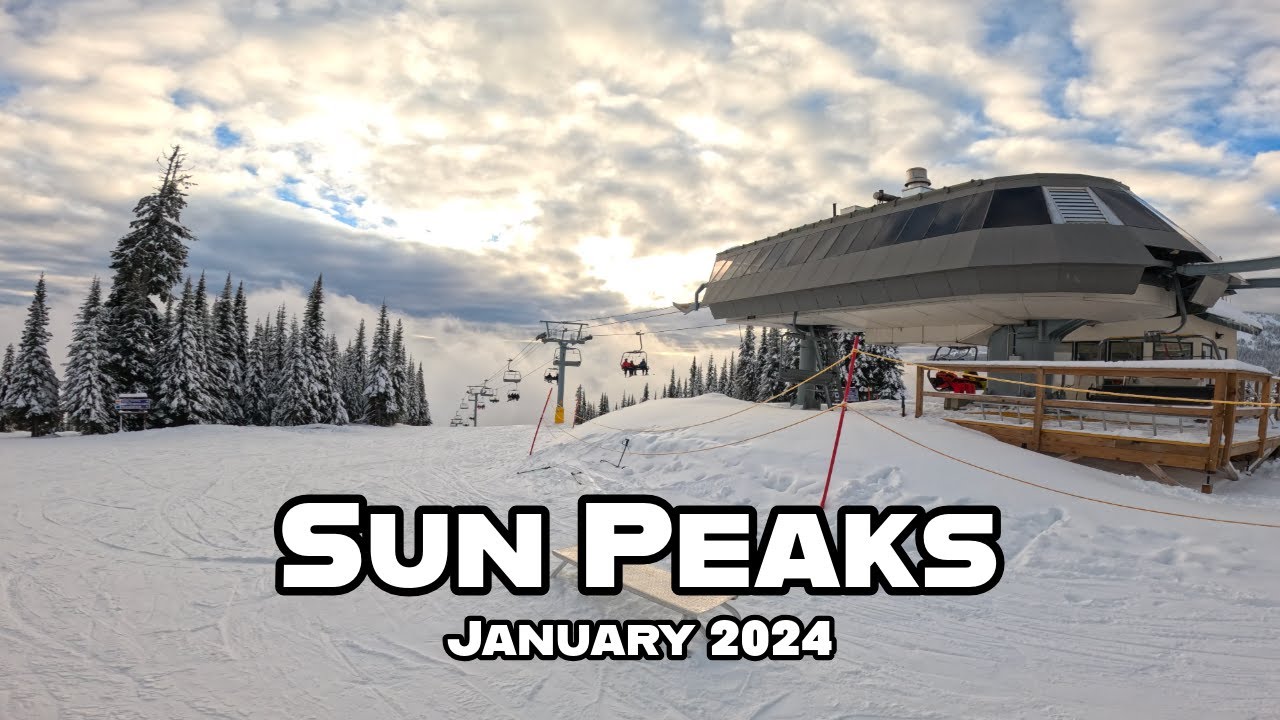 A RUN THROUGH SUN PEAKS TERRAIN PARK! (Kamloops)