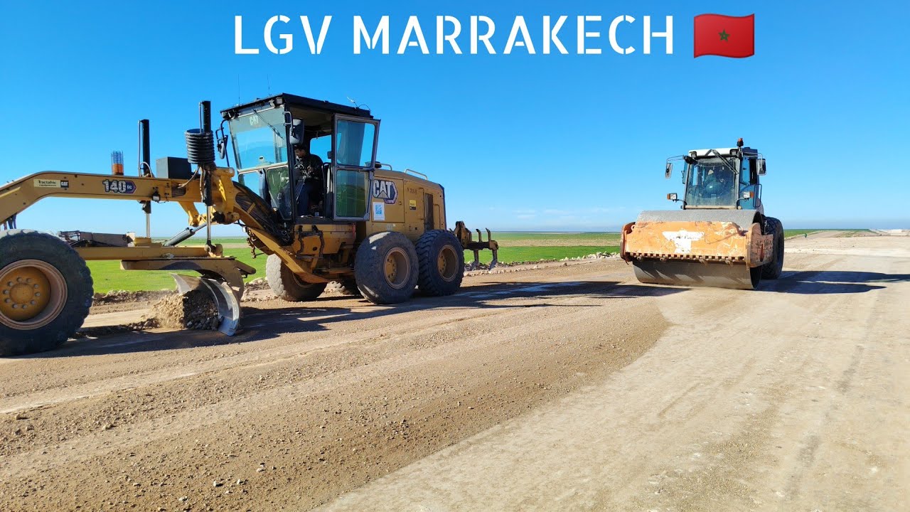 ​المغرب يتحول! جولة في أوراش الخط السريع الجديد LGV MARRAKECH 🇲🇦