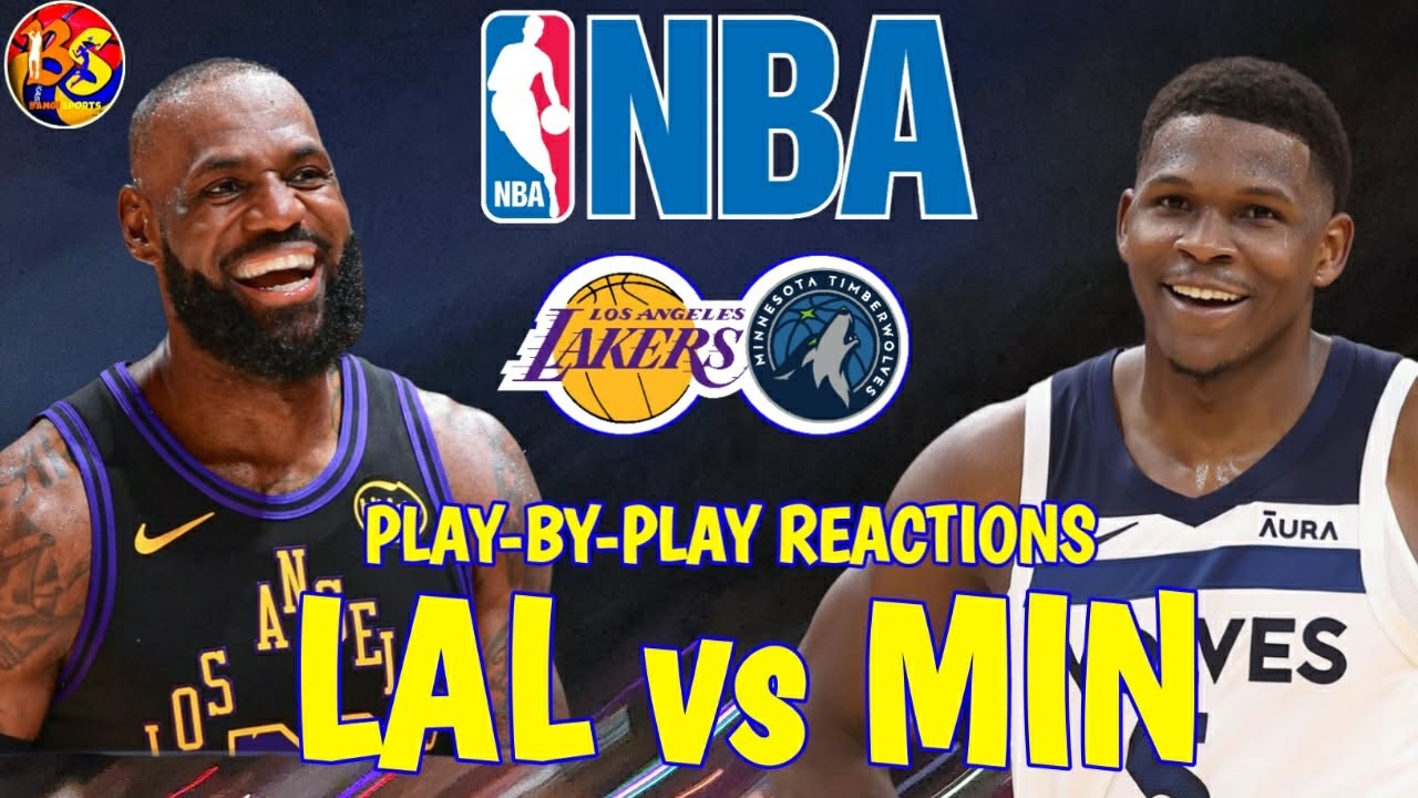 LA LAKERS vs MINNESOTA I SEASON 2025-26 I PLAY-BY-PLAY REACTIONS