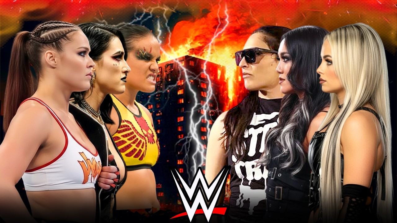 WWE Full Match Ronda Rousey Rhea Ripley & Shayna Baszler vs Liv Morgan Roxanne & Raquel- Feb-19-2026