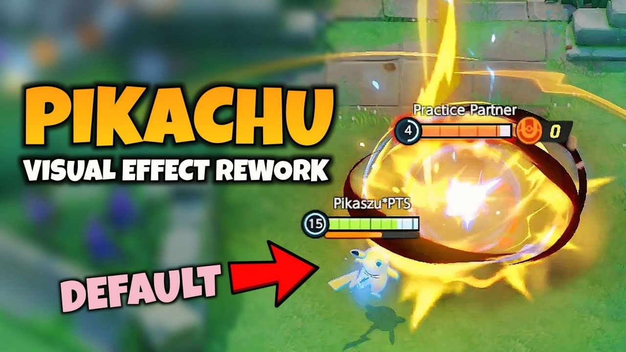 Pikachu visual effect Rework or new skin gets Leaked ? Pokemon Unite