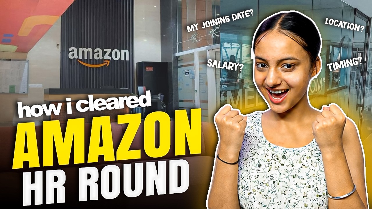 How To Clear Amazon Hr Round | I Got Selected! WFH Salary & Joining date?