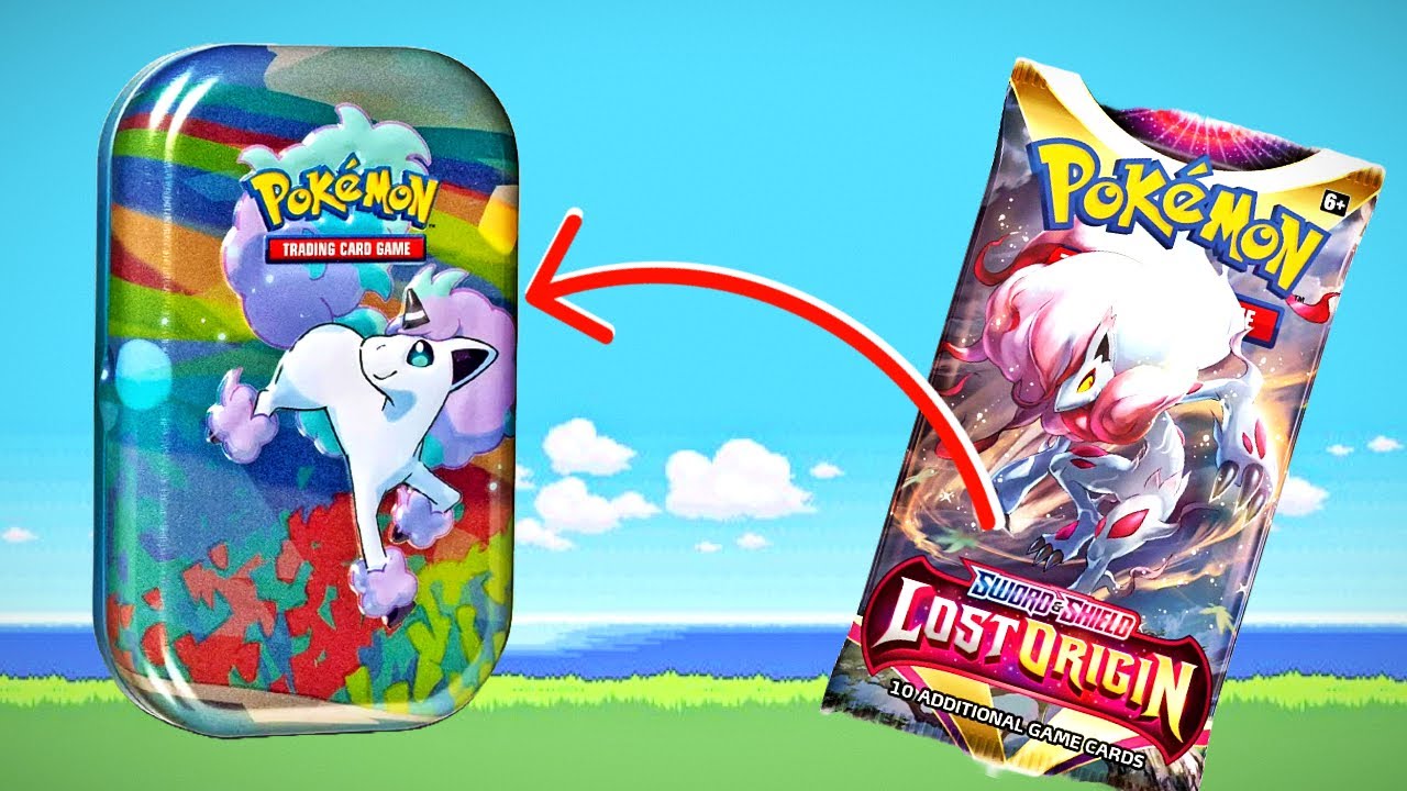 Pokemon galar pals mini tin opening