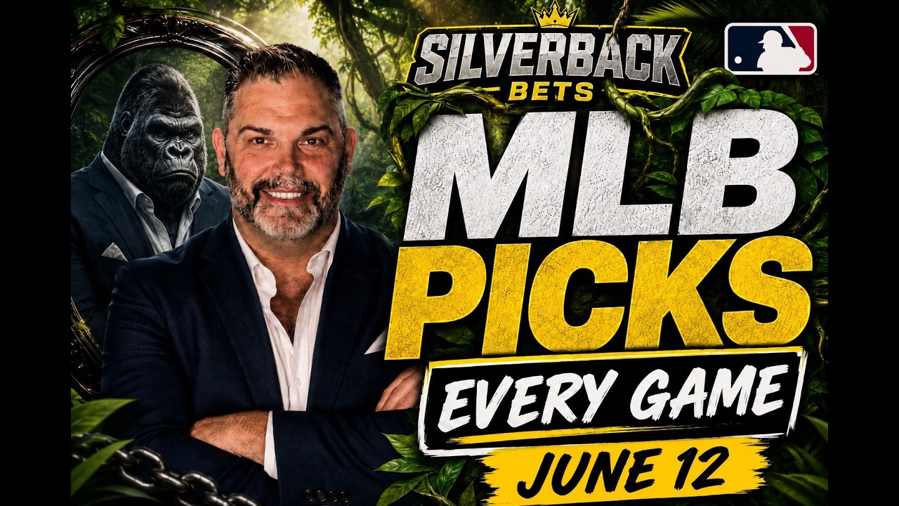 MLB Picks and Predictions Friday 6/12/26 | Best MLB Bets Today | Silverback Bets