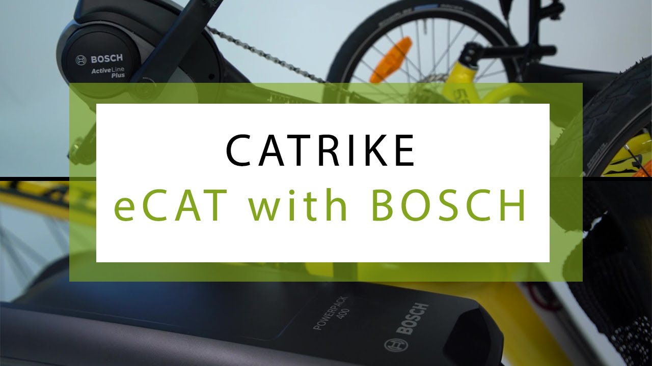 OFFICIAL Catrike eCat with Bosch PREVIEW | Electric Assist Trike