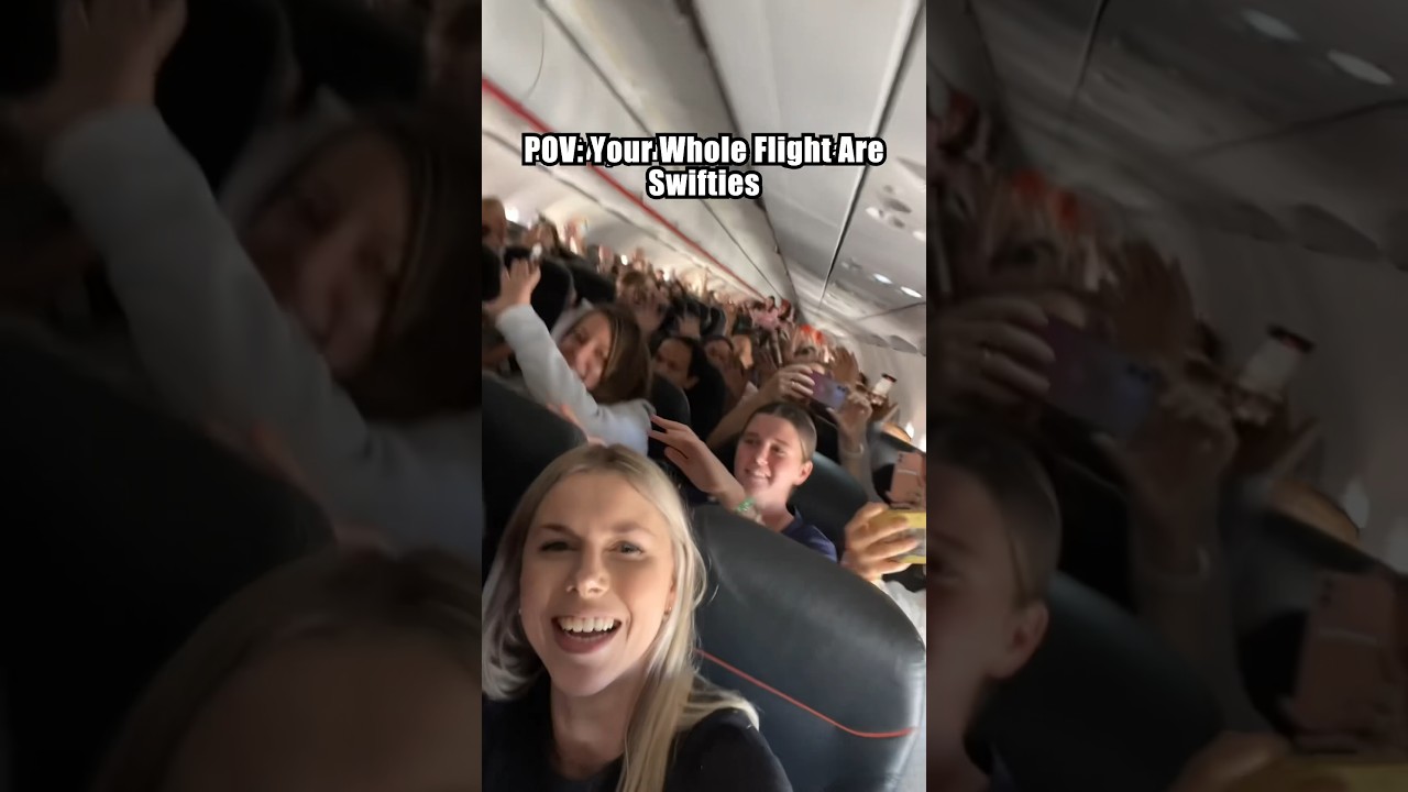 POV: Your Flight Is Full Of Swifties #taylorswift #swifties #music #shakeitoff