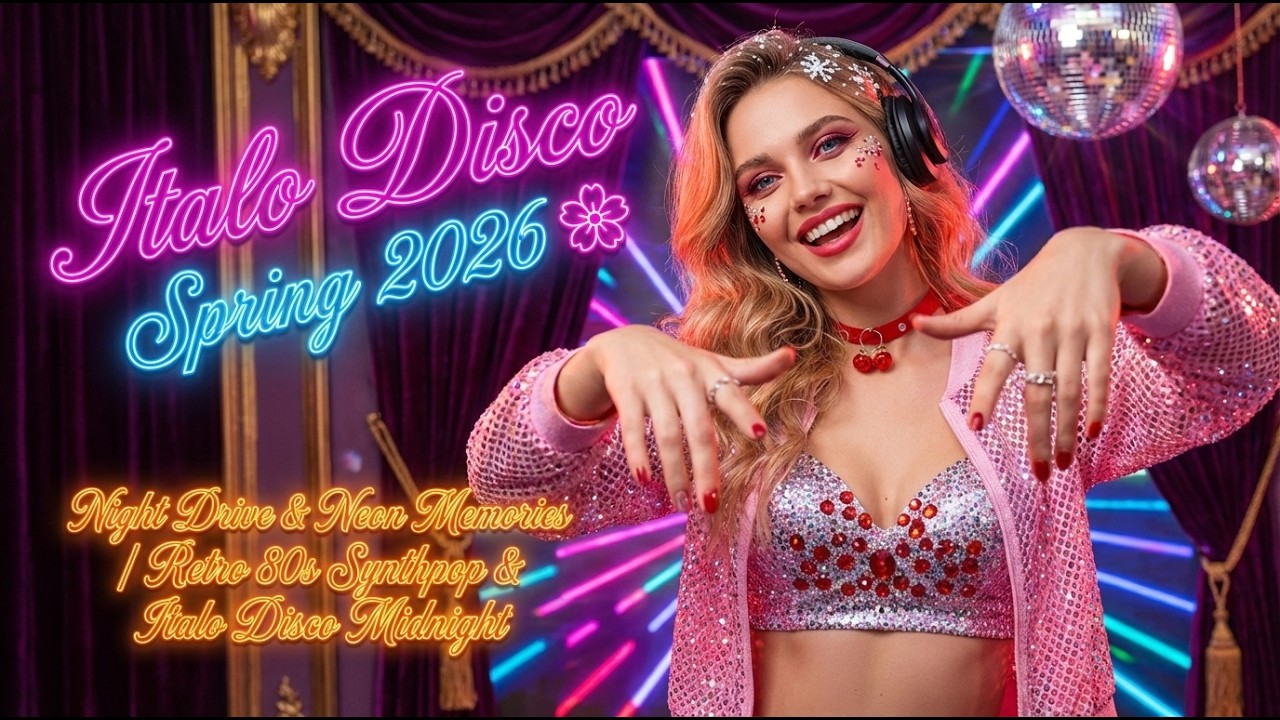 Italo Disco Spring 2026 🌸 Night Drive & Neon Memories | Retro 80s Synthpop & Italo Disco Midnight