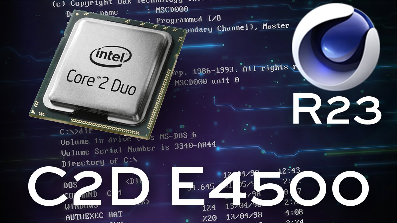 Cinebench R23 Core 2 Duo E4500 2.20 GHz