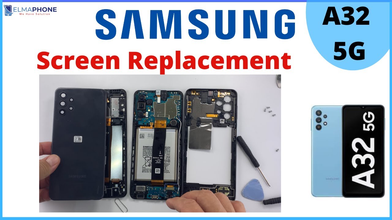 Samsung A32 5G Display Replacement / How to change screen samsung A32 5G / samsung A32 5G/écran/شاشة