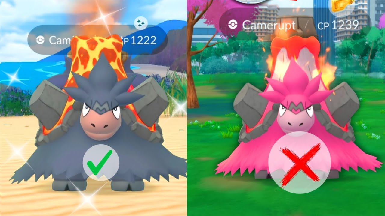 Finally! Got Shiny Mega Camerupt | Sick! After 50 Raids