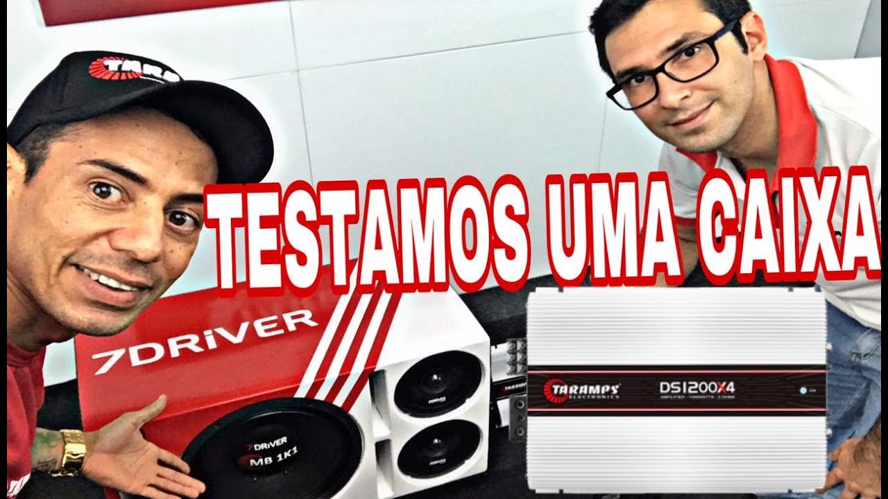 TESTAMOS UMA CAIXA INCRIVEL TARAMPS DS 1200X4 | English C/C
