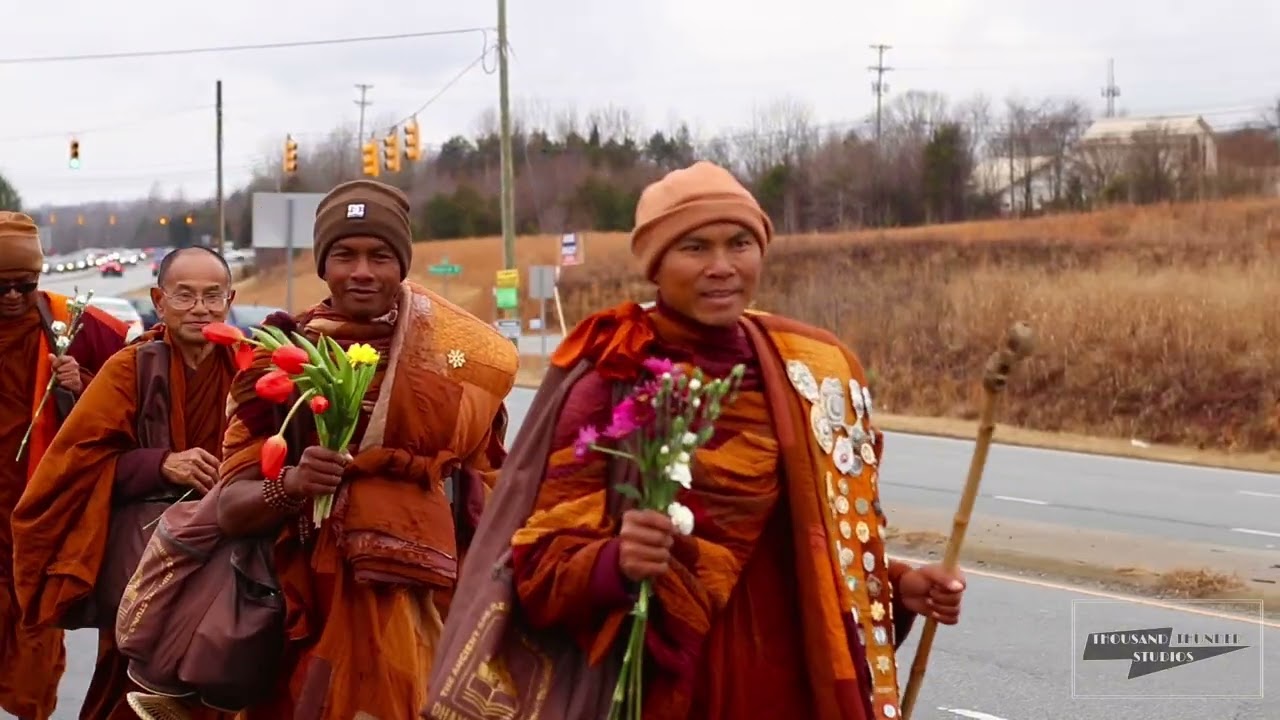 Monk Peace Walk - Day 85