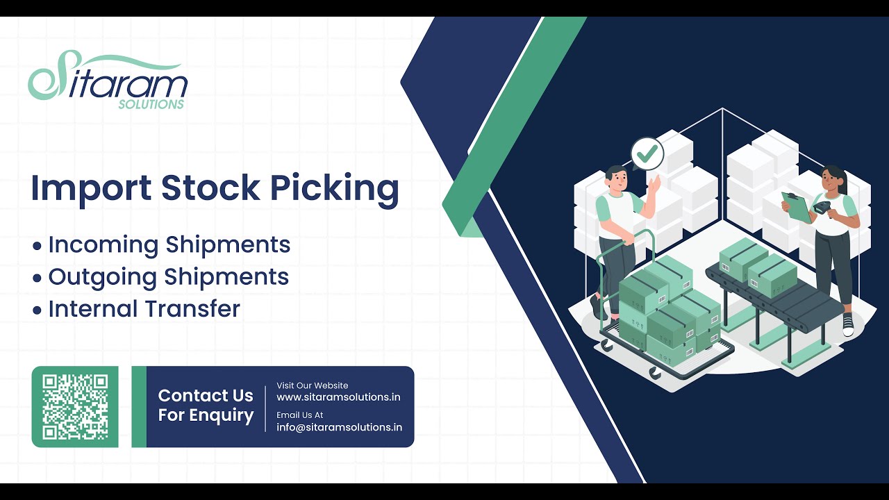 Import Stock Transfer | Shipments | Picking Using Excel And CSV In Odoo | Sitaram Solutions