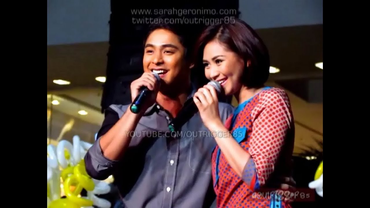 Sarah Geronimo & Coco Martin - Maybe This Time Glorietta Mall Show (25May14)