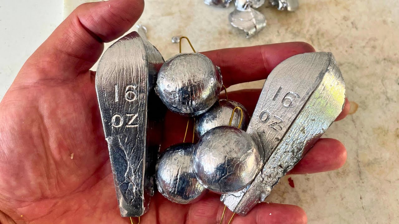 DIY Fishing: Make Your Own Lead Sea Fishing Weights
