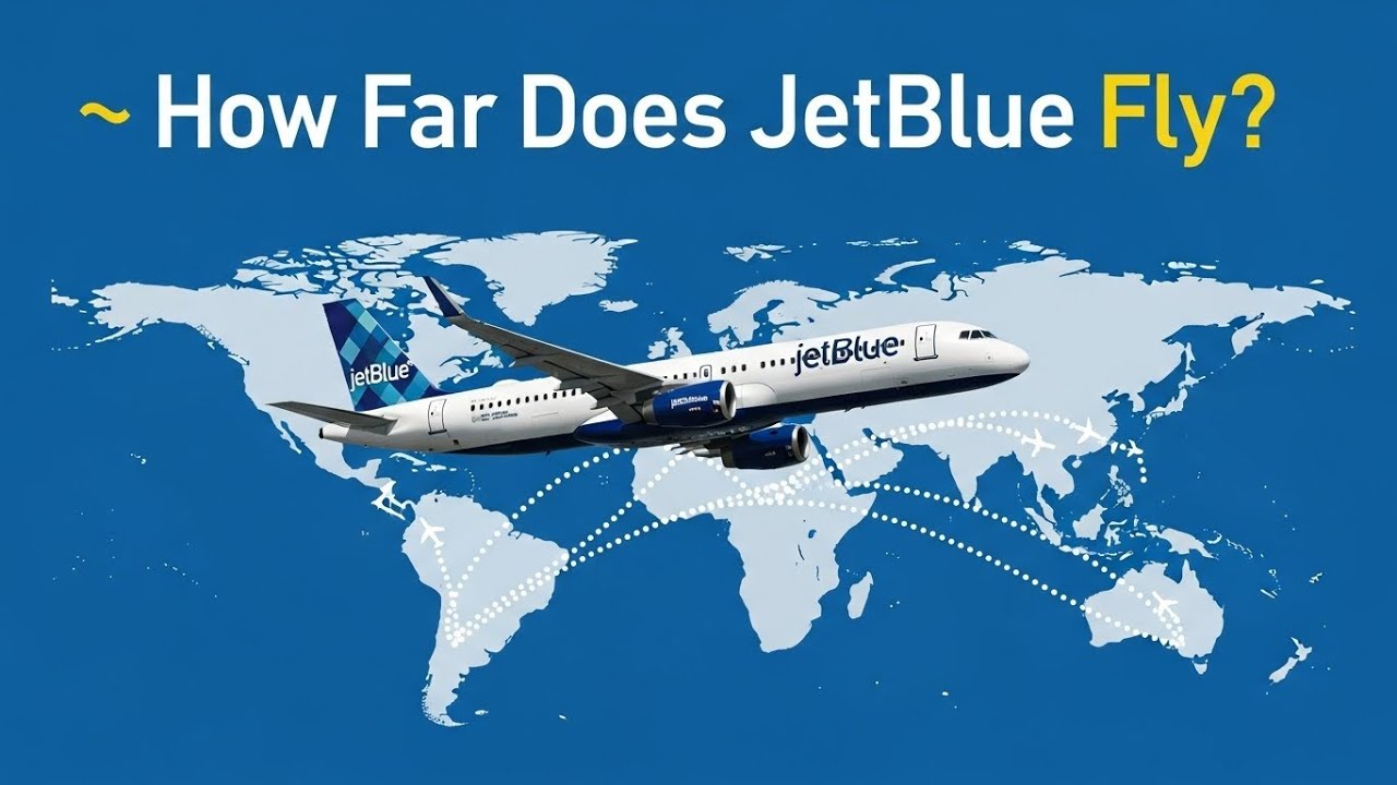 JetBlue Airways Full Operations Explained | How Far It Flies & Works 24/7 Across the World