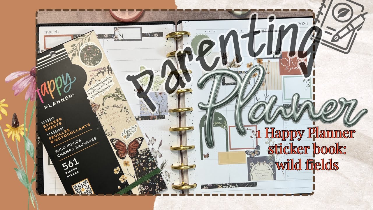 Parenting Layout catchall - Plan with me March Wk1