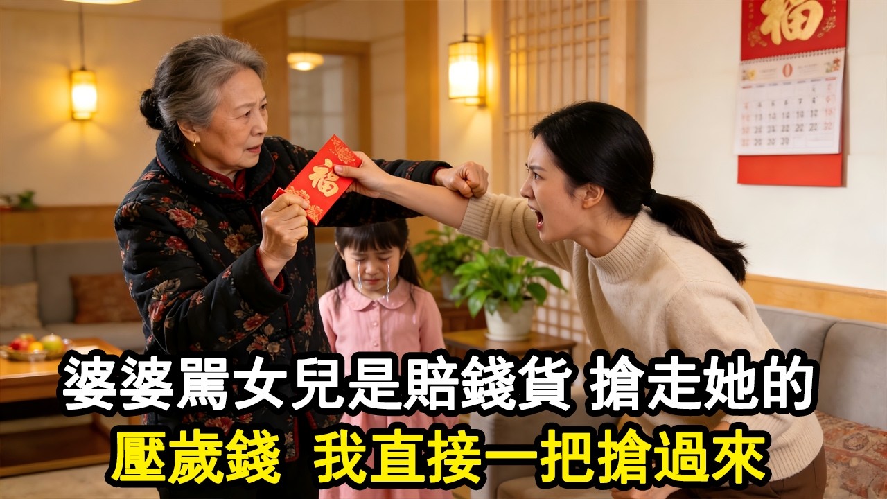 婆婆把我女兒的壓歲錢全拿走了。還說一個賠錢貨要錢沒用。我直接一把搶過來。接著說了一句話婆婆跪地痛哭。#家庭故事 #生活經驗 #為人處世