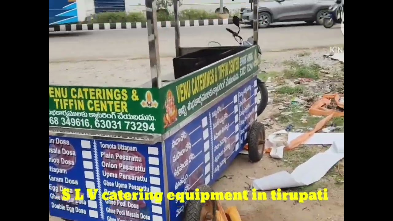 Food counter prepared by S L V catering equipment in tirupati contact number 9848870655///9573255597