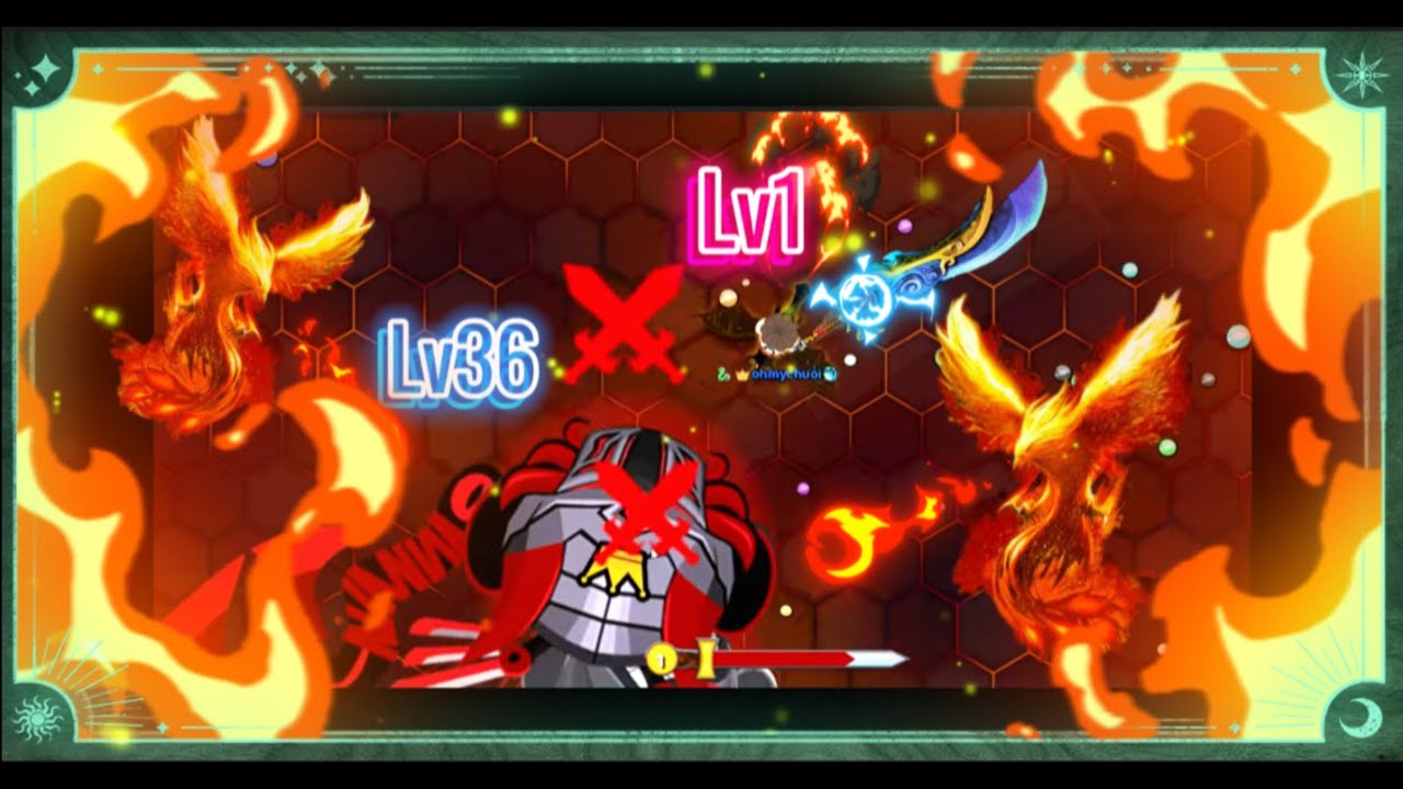 Lv 1   Vs  Lv36  :  Những pha highlights Đẳng cấp 