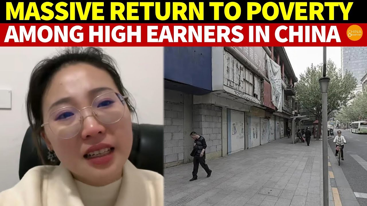 High-Income Chinese Reverting to Poverty! The Chinese Are Broke, With Global Deflation Risks Looming