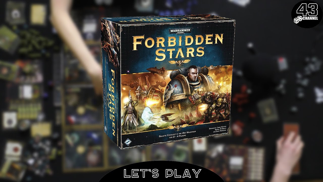 40000 за 5 часов. Настольная игра Forbidden Stars. Играем втроём.