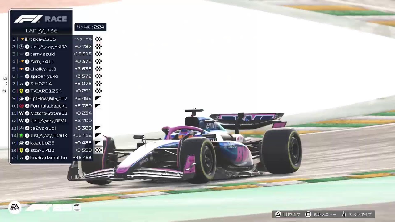 F125 Gameplay GroupC ブラジル